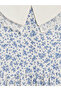 Ecru Floral Girl's Blouse and Trousers - 7