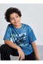 Teen Boys Blue Graphic Print Relaxed T-Shirt - 3