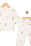 Baby Girl Cute Carousel Printed Pajama Set - 3