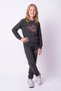Girl's 2-Piece Printed Crew Neck Double Pocket Tracksuit Set - 4
