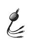 CA-7250 Retractable 3in1 Cable 1.2m - 2