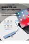 موزع USB-C مع شحن بقوة 100 واط، ومنفذ HDMI بدقة 4K، وقارئ بطاقات مزدوج، ومتوافق مع USB 3.0 و 2.0 (إصدارات 2025-2016) - 4