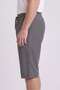 Men's Anthracite Striped Combed Modal Capri - 3