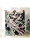3D Fleece Blanket Sofa Plaid, Soft Blankets for Single Double Bed, Fluffy and Warm Winter Fle