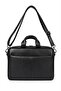 Laptop Bag with Leather Document Compartment, 17.3 Inch Large Size, Adjustable Shoulder Strap, Stylish and Lightweight for Daily Use - 8