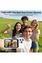 Vlog Selfie Monitor Screen iPhone, Magnetic Wireless Screen Mirroring Back Camera Monitor with Desktop Stand, 3-Level Brightness, Selfie Monitor Built-in Speaker for YouTube TikTok Live Streamin - 8