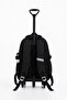 4-Piece School Bag Set with Trolley - Orthopedic Backpack - Imported Fabric, Thermal Lunch Bag, Pencil Case and Wallet (Fixed Trolley, Foldable Front Stand) - 4