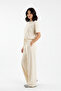 Women's Basic Short Sleeve Relaxed Fit Summer Set - 2