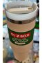 Glbx 900ml Stainless Steel Thermos Flask Water Bottle with Straw Hx658989 - 2