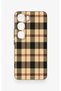 Vivo V40 Lite 5g Compatible Cream Plaid Pattern Silicone Case - 2