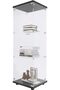 Beauty4U Black Glass Display Cabinet, 3-Shelf Curio Cabinet | Floor-Standing Showcase for Collectibles, Books, Decor, and Light Household Display; Includes Anti-Tip Hardware - 7