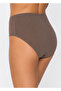 0107 Cotton High Waist Panties Mink - 2