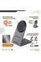Qi2 Certified Desktop Folding Magnetic Wireless Charging Stand 15W Aluminum Alloy - Dark Gray - 3