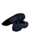 Dark Blue Color Laceless Genuine Leather Men's Shoes - 2