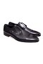 Black Color Lace-Up Genuine Leather Leather Sole Men's Shoes