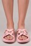 Pink Accessory Detailed Platform Slippers - Soft Sole Casual and Beach Slippers - 2
