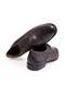 Brown Lace-Up Genuine Leather Men's Shoes - 2