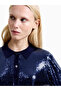 Women Hannah Sequin Short Sleeve Button Throug - 4