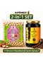 Giresun Roasted Oil Hazelnut Kernels 500 Gr and Carob Extract 800Gr – 100% Natural Local Hazelnuts