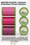 Alcazar Shiny Machine Embroidery Thread Piko Yarn 3 Different Colors 10 Gr. 370 Meters - 4