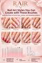 Nail Pattern Making Brush Nail Art Brush 15-Piece Brush Set and Stamper Stamp Printing French Set - 3