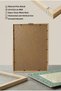 Double Wooden Tabletop with Surah Fatiha and Asmaul Husna Written - Natural Wood Framed Home and Business Tabletop - 5