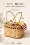 Multi-Purpose Organizer Basket Handmade Natural Wicker Washable Trend Picnic 26 X 30 X 43 cm - 5