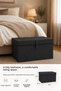 3-Piece Multi-Purpose Storage Box Maxi Organizer with Lid Crate Type Box Storage Organizer Anthracite - 2