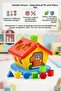 House with Garden 6-Piece Find-And-Place Toy – Educational Toy for Shape Learning and Coordination Development - 2