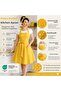 Liquid-Proof Linen Kitchen Apron |   Oeko-Tex 100 |   Handicrafts |   65% Cotton 35% Polyester |   Retro Polka Dot Design - 2