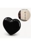 Porcelain Button Handle with Heart Black Color (1 Piece) Furniture Children's Room Drawer Cabinet Handle Handles - 7
