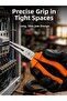Forged Steel Nose Pliers for Precision Work in Tight Spaces