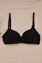 Siyah Micro Push Up T-Shirt Bra Örme Sütyen THMSS26SU00015 - 3