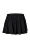 Black High Waist Skirted Plus Size Bikini Bottom Tbbss26Cr00015 - 6