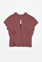 Tile Short Sleeve V-Neck Short Blouse Tdrss26Bz00085 - 4