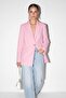 Pink Waist-Slit Blazer Jacket Tdrss26Ce00017 - 2