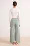 Mint Fırçalı Soft Kumaş Asimetrik Spor Yoga Pantolonu/ Eşofman Altı THMSS26EA00001 - 3