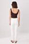 Beyaz Ekstra Esnek Yüksek Bel Skinny Jeans TWOSS26JE00369 - 4