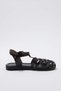 Black Women's Sandals Takss26Sd00023 - 4