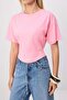 Pink Knitted T-Shirt Tedss24Ts00008 - 3