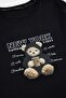 Black Regular Teddy Bear Printed Plaid Shorts- T-Shirt Knitted Pajama Set Tmnss26Pt00067 - 5