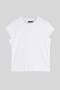Ecru Plain Regular Crew Neck Moon Sleeve Short Long Tok 100% Cotton Knitted T-Shirt Twoss26Ts00181 - 5