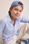 Blue Cotton Regular Oxford Woven Boys' Shirt Tkdaw27Go00003 - 4