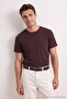 Coffee-Khaki-Burgundy-Navy Blue-Black 5-Pack Regular Fit Basic 100% Cotton T-Shirttmnss24Ts00082 - 5