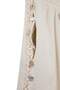 Beige Embroidered Cotton Set with Sea Shell Accessories Tdrss26Au00108 - 7