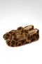 Women's Leopard Thick Strap Mary Jane Furry Casual Ballerinas Byndmj002 - 4