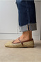 Women's Straw Ballerinas Taba