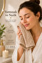 4-Piece Hand and Face Towel Set 100% Microcotton Premium Luxury 50X90 cm 500 Gsm (225Gr) Ultra Soft Cotton - 3