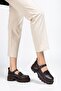745-771 Brown Casual High-Top Loafer Shoes - 3