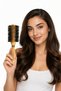 Professional 0.89 Natural Hair Brush 71 mm – Professional Blow-Dry Brush, Volumizing Round Hair Brush - 4
